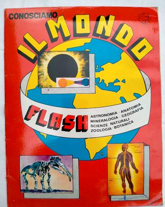 Album figurine COMPLETO Conosciamo il Mondo FLASH