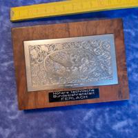 incisione su metallo con fagiani anno 1993