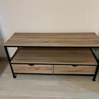 Mobile porta tv con due cassetti