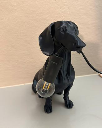 Lampada Bassotto stampata in 3D