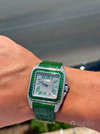 Cartier Santos 100 Costum green (negoziante)