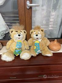 Coppia Peluche Ciro L’Orso Napoletano Vintage '90
