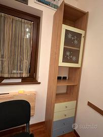 Mobiletto lungo per camere/camerette