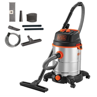 BLACK+DECKER Aspiratore Solidi e Liquidi BXVC30XTD