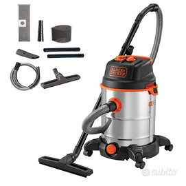 BLACK+DECKER Aspiratore Solidi e Liquidi BXVC30XTD