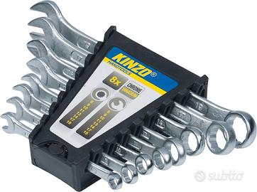 Set 8 chiavi inglesi ad anello 8-19mm Marca Kinzo
