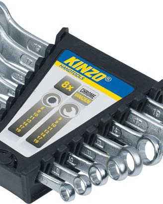 Set 8 chiavi inglesi ad anello 8-19mm Marca Kinzo