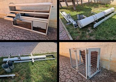 Allestimento furgone Cassettiera Porta Scala Tubo