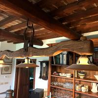 Lampadario giogo antico