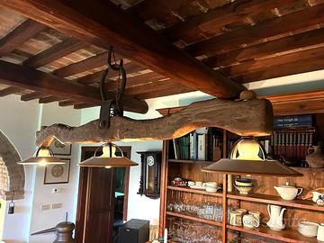 Lampadario giogo antico