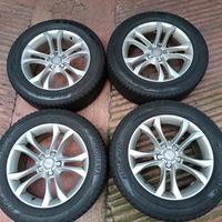 cerchi e gomme replica audi VW skoda da 17 pollici