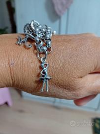 Ciondolo argento ballerina Giovanni Raspini 