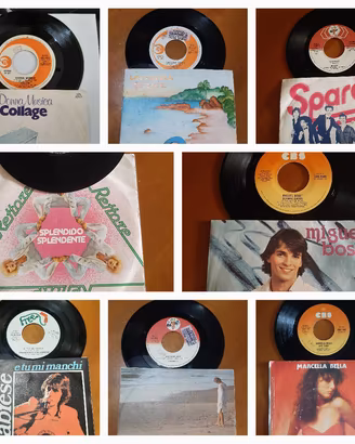 Lotto n.2 Vinili 45 Giri Anni ItaloDisc (8 dischi)