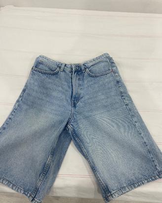 pantaloni baggy bershka