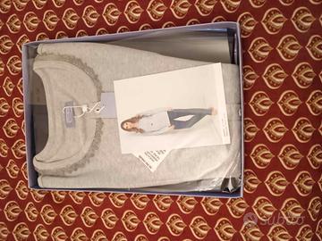 pigiama linclalor donna grigio nuovo tg 48