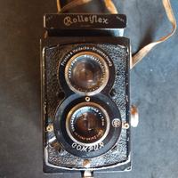 fotocamera Rolleiflex compur Vintage 