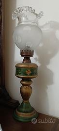 lampada da tavolo stile a petrolio anni 70 