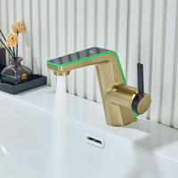 Rubinetto Bagno Oro Display Temp. NUOVO
