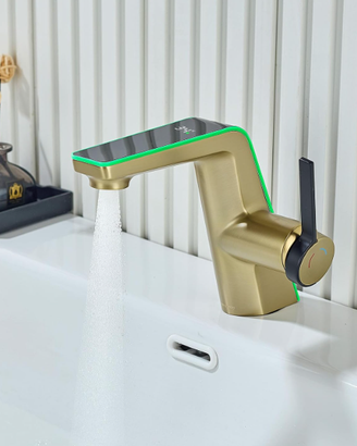 Rubinetto Bagno Oro Display Temp. NUOVO