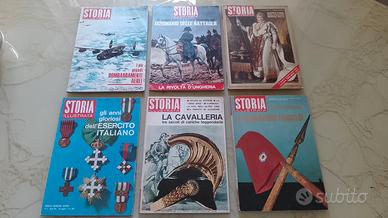 6 riviste di STORIA ILLUSTRATA anni '60 mondadori