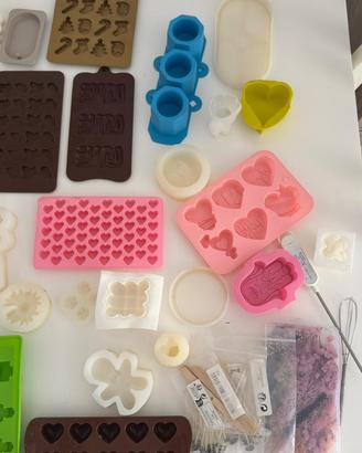 Stampi in  silicone per candele o stampi in gesso