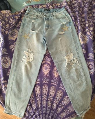Jeans Fornarina Donna con strappi e dettagli star