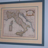 Stampa antica Italia cm 40x50