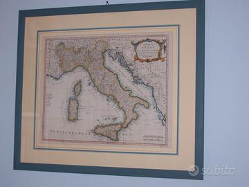 Stampa antica Italia cm 40x50