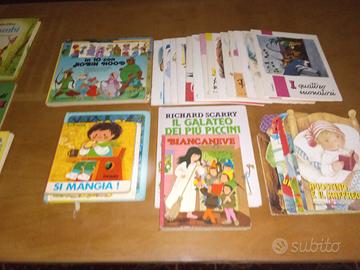 lotto di vari libretti e libri per bambini 