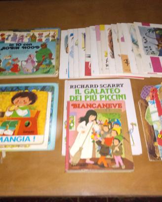 lotto di vari libretti e libri per bambini 