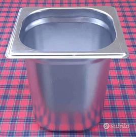 Contenitori Gastronorm GN 1/6 h200 Inox NUOVI