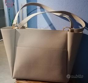 Borsa nuova color Beige/ tortora chiaro