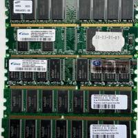 5 banchi memoria ram ddr per desktop