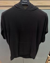 Felpa con Cappuccio senza maniche