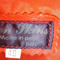 completo Donna di pelle rosso Ferrari 