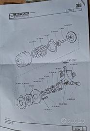 frizione per motocoltivatore 