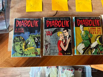 COLLEZIONE DIABOLIK DALL'ANNATA XI ALL'ANNATA LX