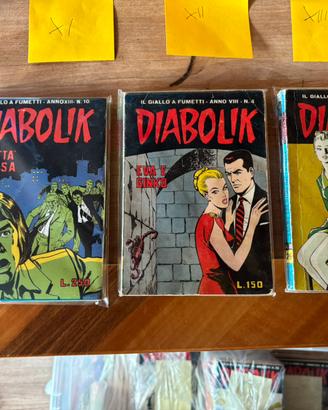 COLLEZIONE DIABOLIK DALL'ANNATA XI ALL'ANNATA LX