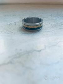 Anello uomo con numeri romani taglia 23 italiana