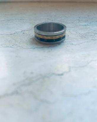 Anello uomo con numeri romani taglia 23 italiana