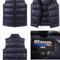 Gilet Piumino Blauer USA Uomo Blu – Smanicato Imbo