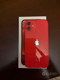 Telefono iphone 12 rosso