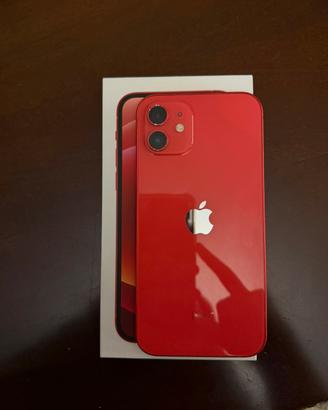 Telefono iphone 12 rosso