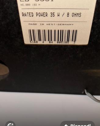 Casse audio Nordmende