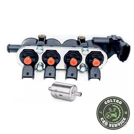 4 INIETTORI LANDI RENZO ARANCIONE GPL FLAUTO