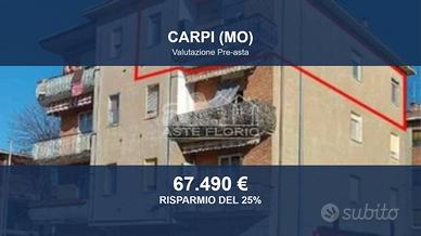 Immobile in asta di 99 m² con box auto a Carpi