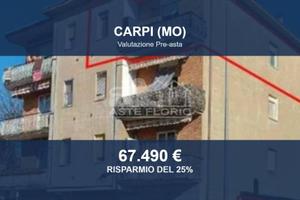 Immobile in asta di 99 m² con box auto a Carpi
