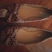 scarpe ballerine invernali nuove maculate n.40