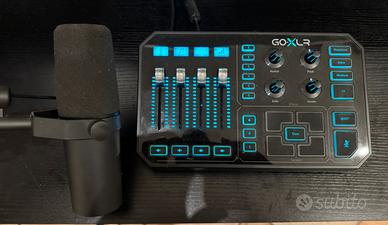 Shure SM7B + GOXLR 4 canali