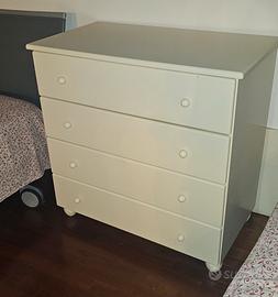 Como Cassettiera in legno massello